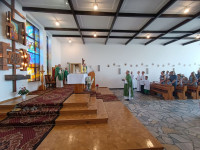 Powitanie ks. Proboszcza Roberta Uflanta przez władze kościelne