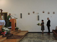 Powitanie ks. Proboszcza Roberta Uflanta przez parafian